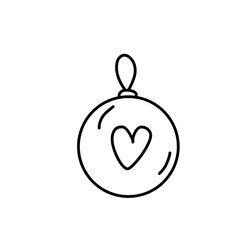 Christmas Ornament vector icon