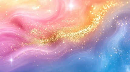Sparkling Pastel Swirl Background