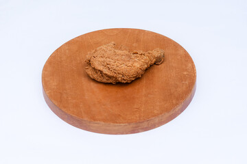 Fried chicken on a white background, Crispy chicken