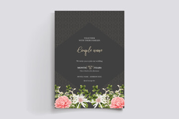 floral bridal shower invitation templates