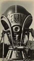 Vintage Alien Retro UFO Classic Sci-Fi Photography