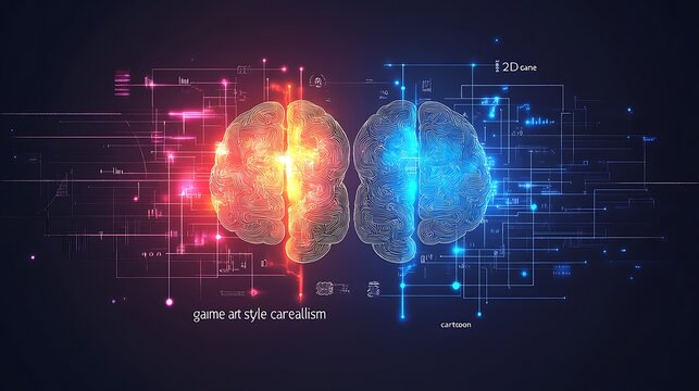 A colorful background with mathematical equations