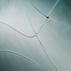 Abstract close-up of smooth, curved surfaces in muted colors and flowing lines