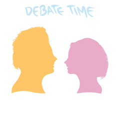 hand drawn and hand lettering animal and fruit and ghost