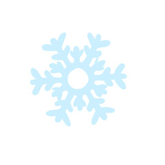 snow crystal vector icon
