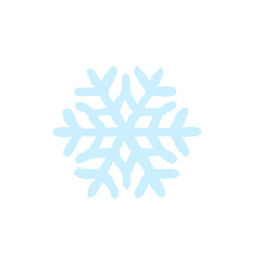 snow crystal vector icon