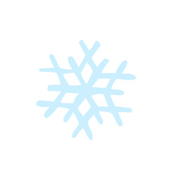 snow crystal vector icon