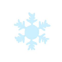 snow crystal vector icon
