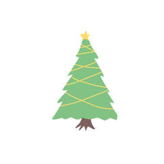 Christmas Tree vector icon
