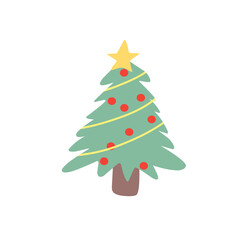 Christmas Tree vector icon
