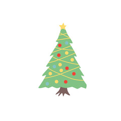 Christmas Tree vector icon