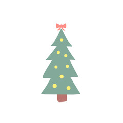Christmas Tree vector icon