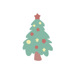 Christmas Tree vector icon