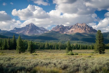 Fototapeta premium mount national park , Generative AI 