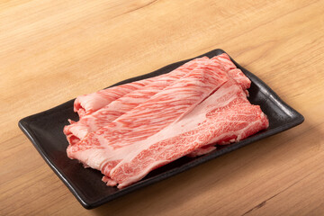 牛肩ロースすき焼き用（国産黒毛和牛　仙台牛）