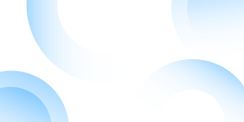 Abstract futuristic light blue banner with a gradient circle shapes and blur. Vector illustration for presentation design. Can be used for business, corporate, institution, party, festive, seminar.