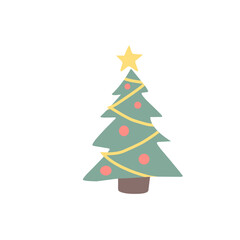 Christmas Tree vector icon