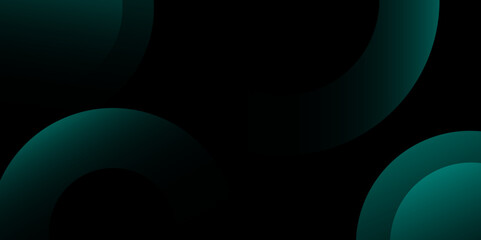 Abstract futuristic light green banner with a gradient circle shapes and blur. Vector illustration for presentation design. Can be used for business, corporate, institution, party, festive, seminar.