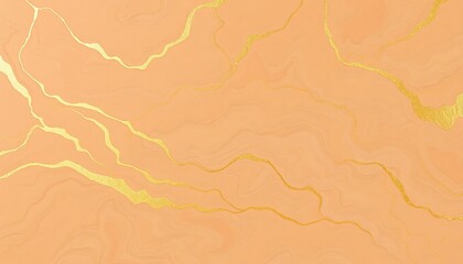 A soft marbling effect with flowing patterns in muted earth tones&mdash;terracotta, sage green, and creamy beige&mdash;accented with streaks of metallic gold for a sophisticated, natural look