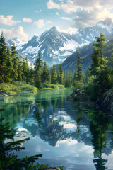 Mirror Image: Capturing the Untouched Beauty and Breathtaking Symmetry of Northwestern National Parks