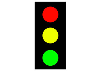 traffic light, traffic lamp icon vector symbol illustration