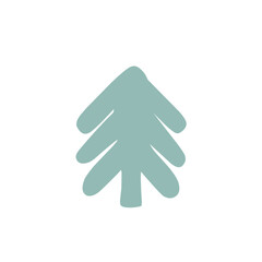 Christmas Tree vector silhouette 