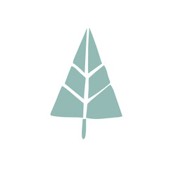 Christmas Tree vector silhouette 