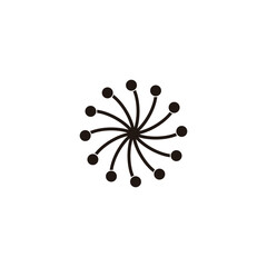 Decor, object, abstract, geometric symbol simple logo vector