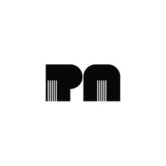 PA monogram logo design letter text name symbol monochrome logotype alphabet character simple logo