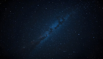 Fototapeta premium Starry Night Sky with Milky Way Detail