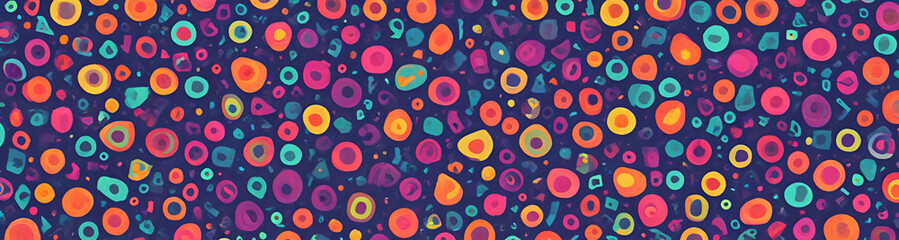 illustrazione sfondo con elementi astratti e motivi geometrici a tema surreale