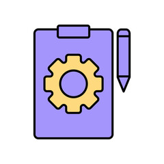 Icon a prototyping, isolated against a clean background.