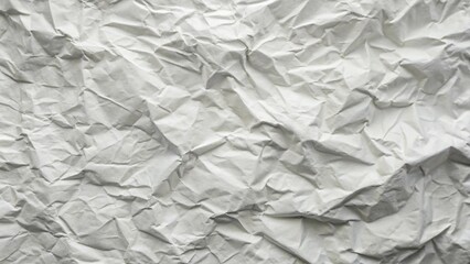 Obraz premium White crumpled paper texture sample