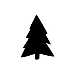 Christmas Tree Silhouette icon