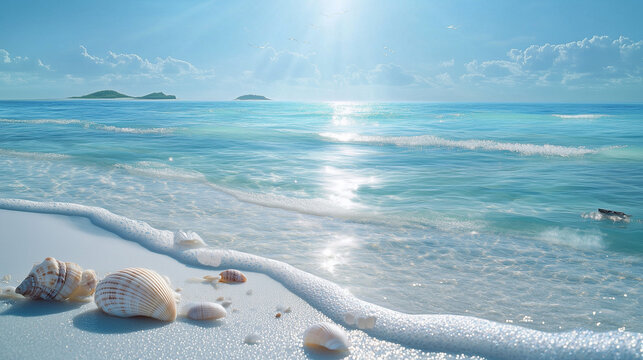 sea shell on the beach
