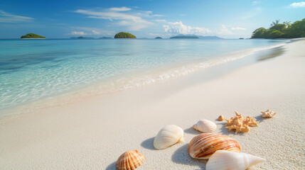 sea shells on the beach