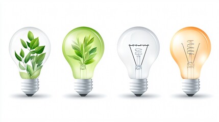 Efficient Light Bulb and Energy Saving Design from Wide Angle Centered View