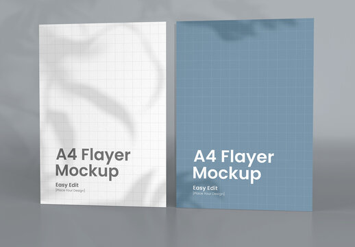 Two Pieces of Paper Mockup
