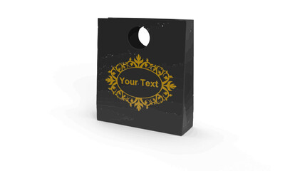 shopping bag, branding, 3d