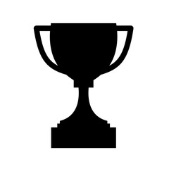 Trophy Cup Silhouette. Trophy Cup vector illustration.
