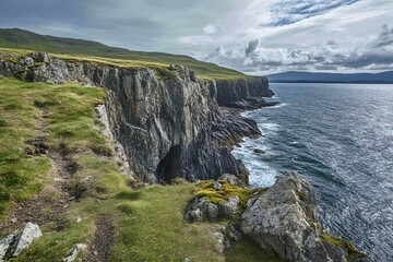 cliffs of sea, Generative AI