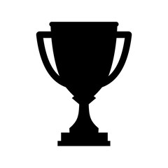 Trophy Cup Silhouette. Trophy Cup vector illustration.