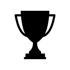 Trophy Cup Silhouette. Trophy Cup vector illustration.