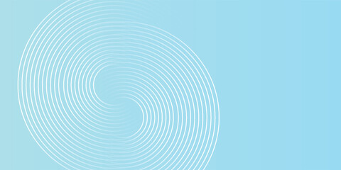 Modern abstract background, blue white gradations, circle effect,shape memphis, trendy  modern background