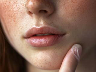 Fototapeta premium Enhancing natural beauty with a cosmetic procedure