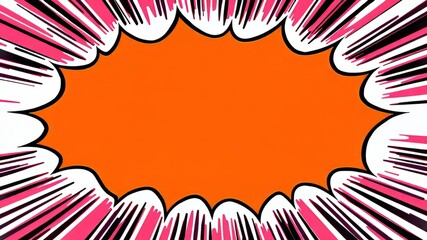 Colorful Comic Book Bubble Illustration