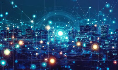 Data Engineers Integrating Multiple Data Sources Including Databases, Streams, APIs for Big Data Ecosystem at Night with AI Elements, Generative AI