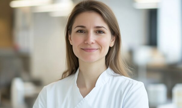 portrait of Dietitian and Nutritionist, who Plan and conduct food service or nutritional programs to assist in the promotion of health and control of disease., Generative AI