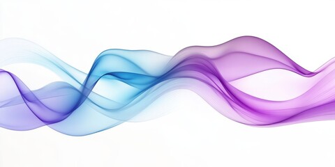 Abstract purple and blue gradient background with wavy lines, glowing effect. 