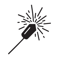  Hats and Noisemaker vector, silhouette, illustration